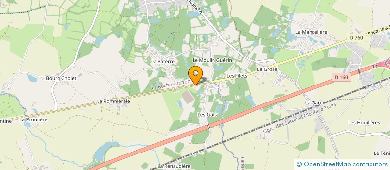 localisation de l'entreprise MONSIEUR OLIVIER BALLE-PIERRE à SAINTE-FLAIVE-DES-LOUPS