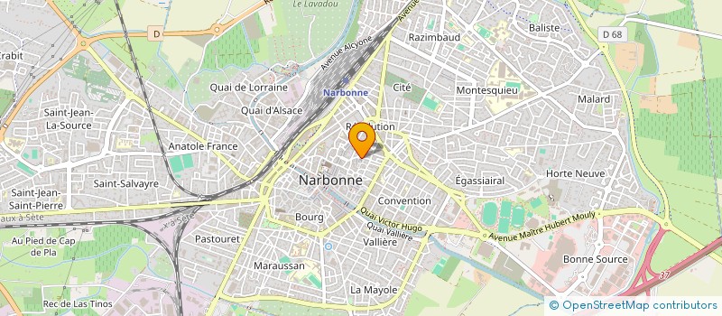 localisation de l'entreprise MONSIEUR OLIVIER BALONDRADE-SALITTI à CUXAC-D'AUDE