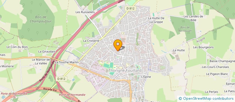 localisation de l'entreprise MONSIEUR OLIVIER BARAIS à THORIGNE-FOUILLARD