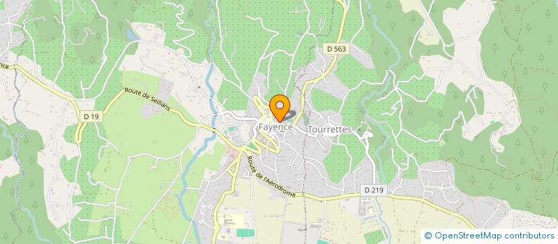 localisation de l'entreprise MONSIEUR OLIVIER BARATTOLO  FAYENCE