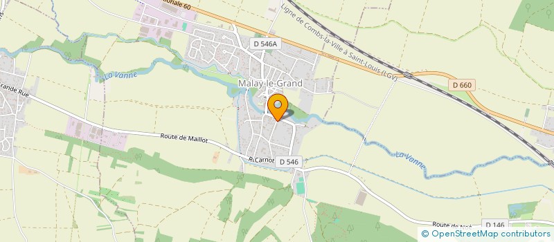 localisation de l'entreprise MONSIEUR OLIVIER BARBET  MALAY-LE-GRAND