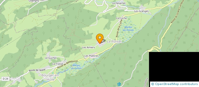 localisation de l'entreprise MONSIEUR OLIVIER BARBIER  LE PONTET