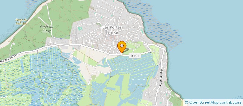 localisation de l'entreprise MONSIEUR OLIVIER BARBOU  LES PORTES-EN-RE