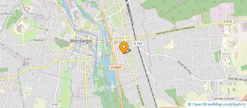 localisation de l'entreprise MONSIEUR OLIVIER BARDOT à MONTARGIS