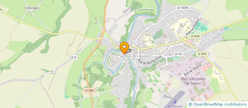 localisation de l'entreprise MONSIEUR OLIVIER BARDOT  SEMUR-EN-AUXOIS