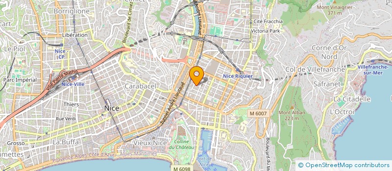 localisation de l'entreprise MONSIEUR OLIVIER BARETTA à NICE