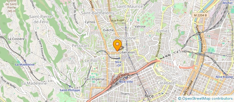 localisation de l'entreprise MONSIEUR OLIVIER BARGUES à NICE