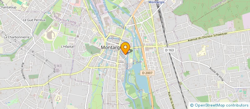 localisation de l'entreprise MONSIEUR OLIVIER BARON à MONTARGIS