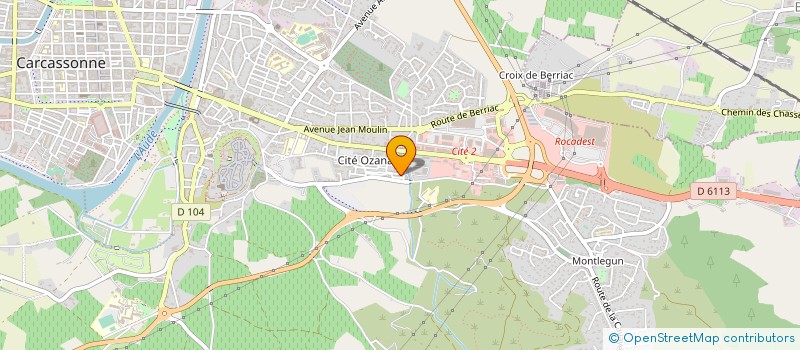 localisation de l'entreprise MONSIEUR OLIVIER BARON à CARCASSONNE