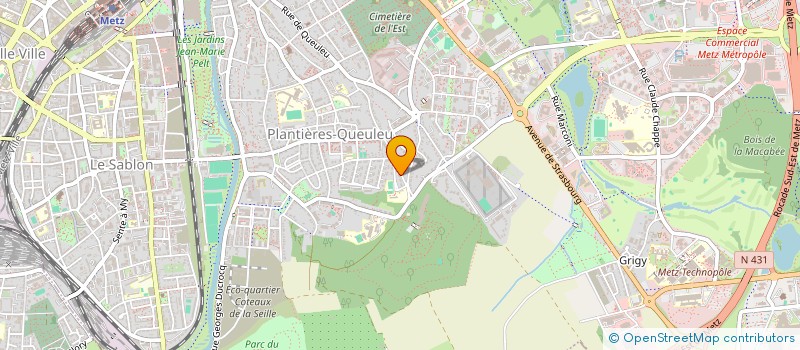 localisation de l'entreprise MONSIEUR OLIVIER BARRAS  METZ