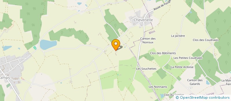 localisation de l'entreprise MONSIEUR OLIVIER BARRAULT  LE CONTROIS-EN-SOLOGNE