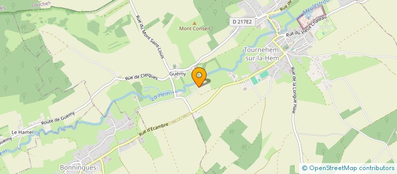 localisation de l'entreprise MONSIEUR OLIVIER BARRE  AUCHY-LES-MINES