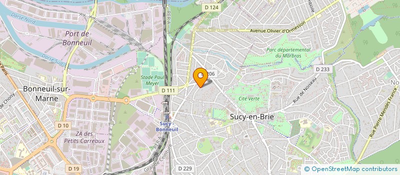 localisation de l'entreprise MONSIEUR OLIVIER BARRIERE  SUCY-EN-BRIE