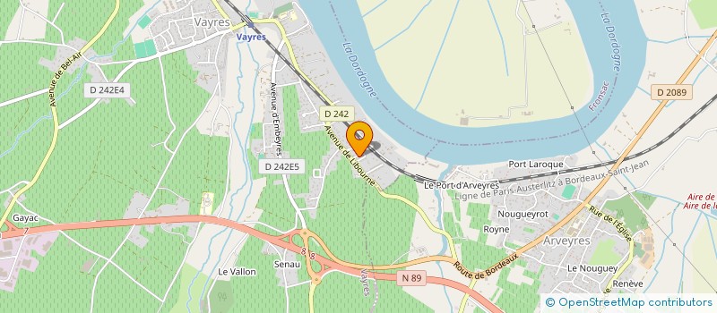 localisation de l'entreprise MONSIEUR OLIVIER BARRIERE  VAYRES