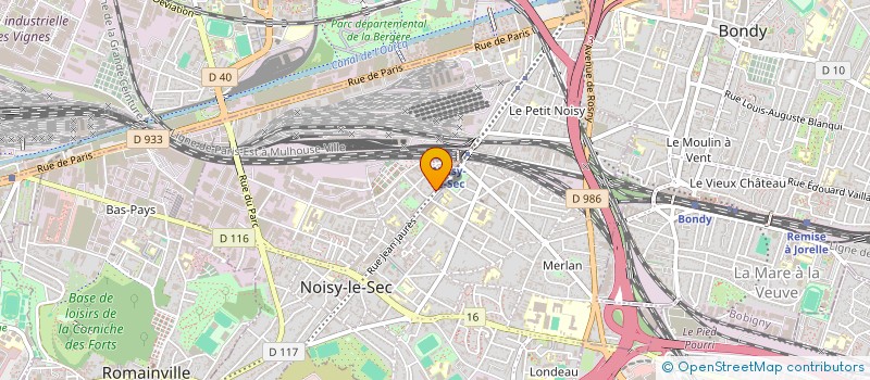 localisation de l'entreprise MONSIEUR OLIVIER BARRIO à NOISY-LE-SEC