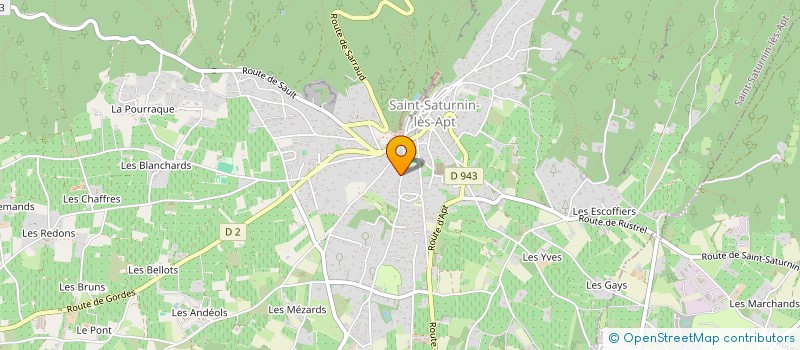 localisation de l'entreprise MONSIEUR OLIVIER BARTHALON  SAINT-SATURNIN-LES-APT