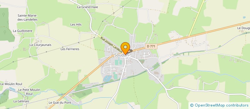 localisation de l'entreprise MONSIEUR OLIVIER BARTHELEMY à SOUDAN
