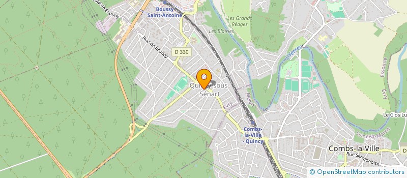 localisation de l'entreprise MONSIEUR OLIVIER BASCON  QUINCY-SOUS-SENART