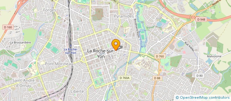 localisation de l'entreprise MONSIEUR OLIVIER BATARD à ROCHE SUR YON (LA)