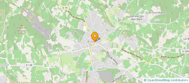 localisation de l'entreprise MONSIEUR OLIVIER BATTEFORT  BEDOIN