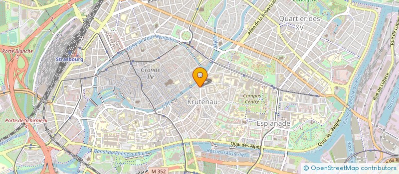 localisation de l'entreprise MONSIEUR OLIVIER BAUBE à STRASBOURG