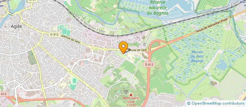 localisation de l'entreprise MONSIEUR OLIVIER BAUDEUX à AGDE