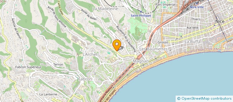 localisation de l'entreprise MONSIEUR OLIVIER BAUDOIN à NICE