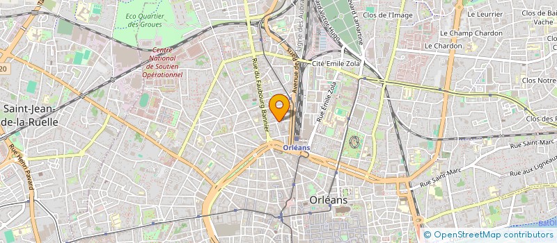 localisation de l'entreprise MONSIEUR OLIVIER BAUDRY  ORLEANS
