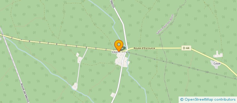 localisation de l'entreprise MONSIEUR OLIVIER BAUER  SAINT-PAUL-EN-BORN