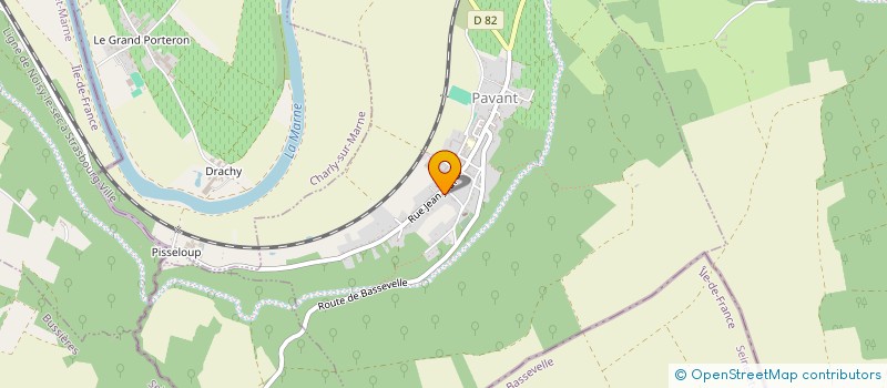 localisation de l'entreprise MONSIEUR OLIVIER BAULIN  PAVANT