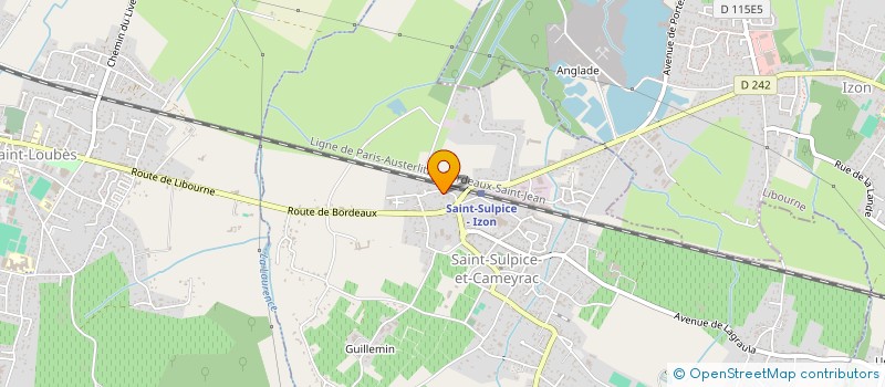 localisation de l'entreprise MONSIEUR OLIVIER BAUTHEAC  SAINT-SULPICE-ET-CAMEYRAC