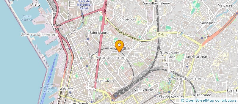 localisation de l'entreprise MONSIEUR OLIVIER BAVEUX à MARSEILLE
