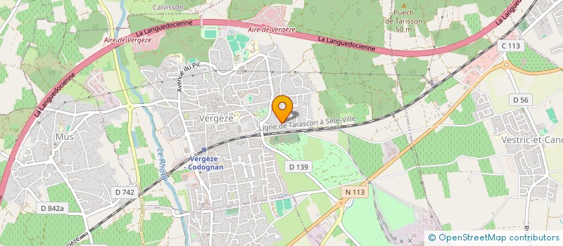 localisation de l'entreprise MONSIEUR OLIVIER BAYLE  VERGEZE