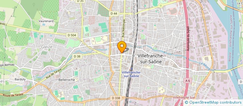 localisation de l'entreprise MONSIEUR OLIVIER BAZILLAIS à VILLEFRANCHE-SUR-SAONE