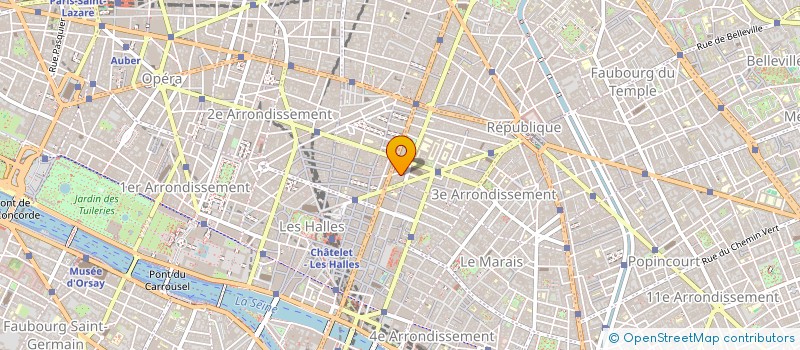 localisation de l'entreprise MONSIEUR OLIVIER BEAUBATIE à PARIS