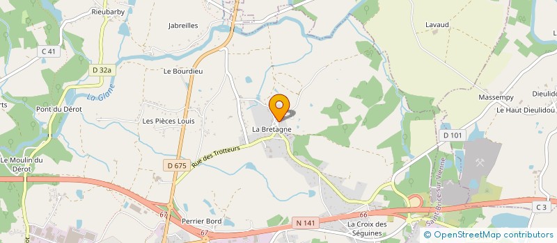 localisation de l'entreprise MONSIEUR OLIVIER BEAUBERT à SAINT JUNIEN