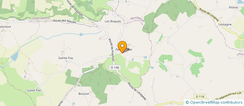 localisation de l'entreprise MONSIEUR OLIVIER BEAUBOIS  LACEPEDE