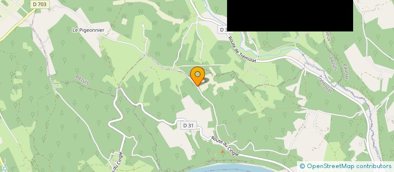 localisation de l'entreprise MONSIEUR OLIVIER BEAUDELIN  TREMOLAT