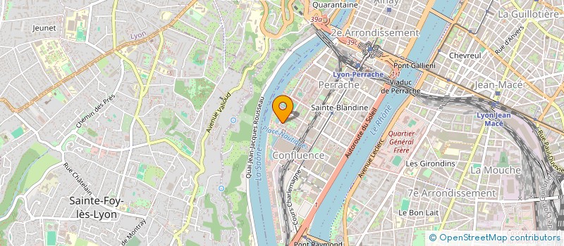 localisation de l'entreprise MONSIEUR OLIVIER BEAUGIER  LYON
