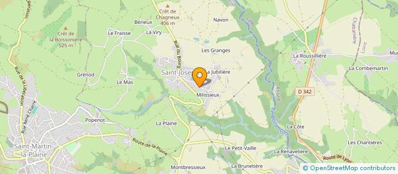 localisation de l'entreprise MONSIEUR OLIVIER BEAULATON  SAINT-JOSEPH