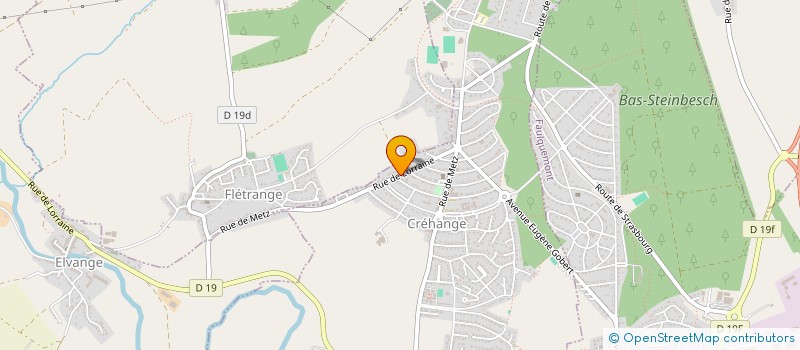 localisation de l'entreprise MONSIEUR OLIVIER BECCU  CREHANGE