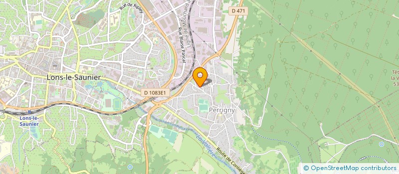 localisation de l'entreprise MONSIEUR OLIVIER BECOULET  PERRIGNY