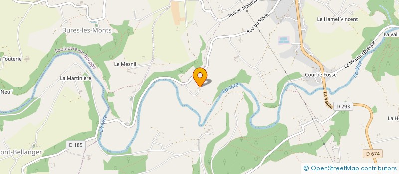 localisation de l'entreprise MONSIEUR OLIVIER BECQUART  SOULEUVRE EN BOCAGE