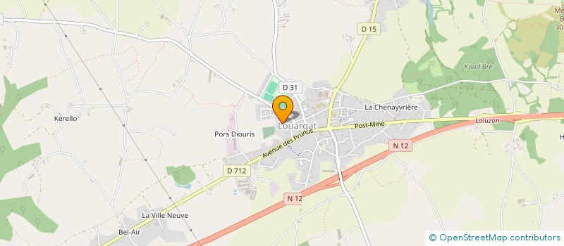 localisation de l'entreprise MONSIEUR OLIVIER BEGARD  LOUARGAT