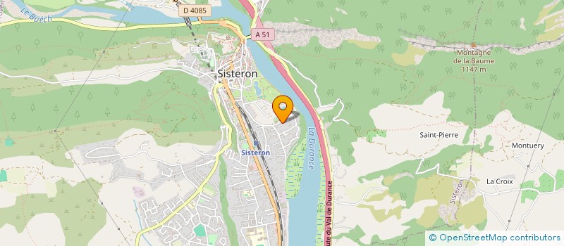 localisation de l'entreprise MONSIEUR OLIVIER BEGNIS  SISTERON