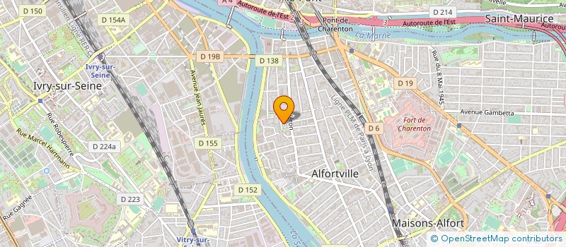 localisation de l'entreprise MONSIEUR OLIVIER BELAIR à ALFORTVILLE