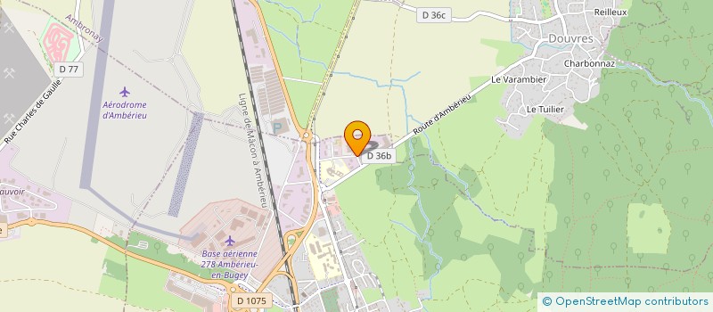 localisation de l'entreprise MONSIEUR OLIVIER BELEY à AMBERIEU-EN-BUGEY