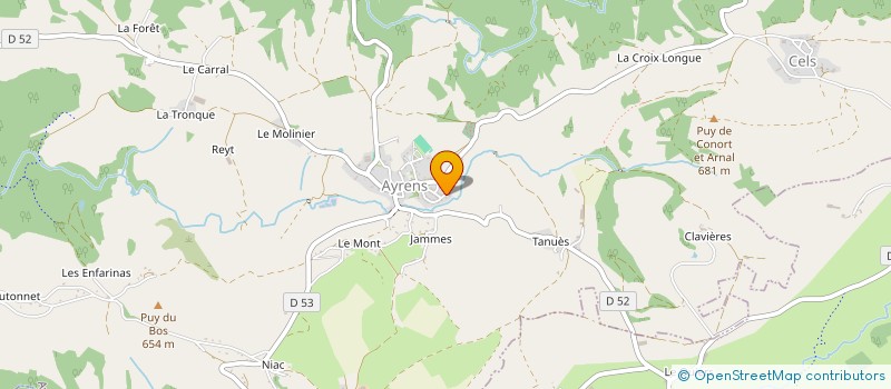 localisation de l'entreprise MONSIEUR OLIVIER BELHOMME à AYRENS