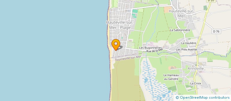 localisation de l'entreprise MONSIEUR OLIVIER BELLENGER  HAUTEVILLE-SUR-MER