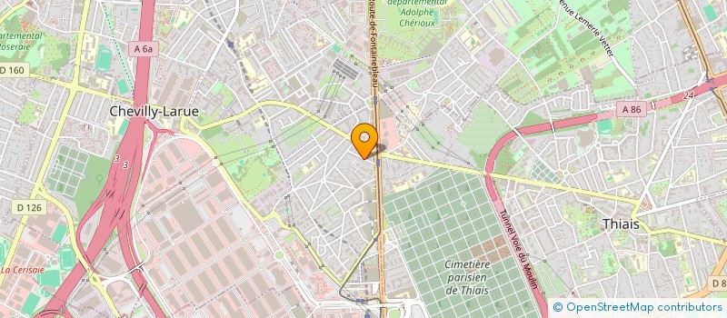 localisation de l'entreprise MONSIEUR OLIVIER BELLOT  CHEVILLY-LARUE